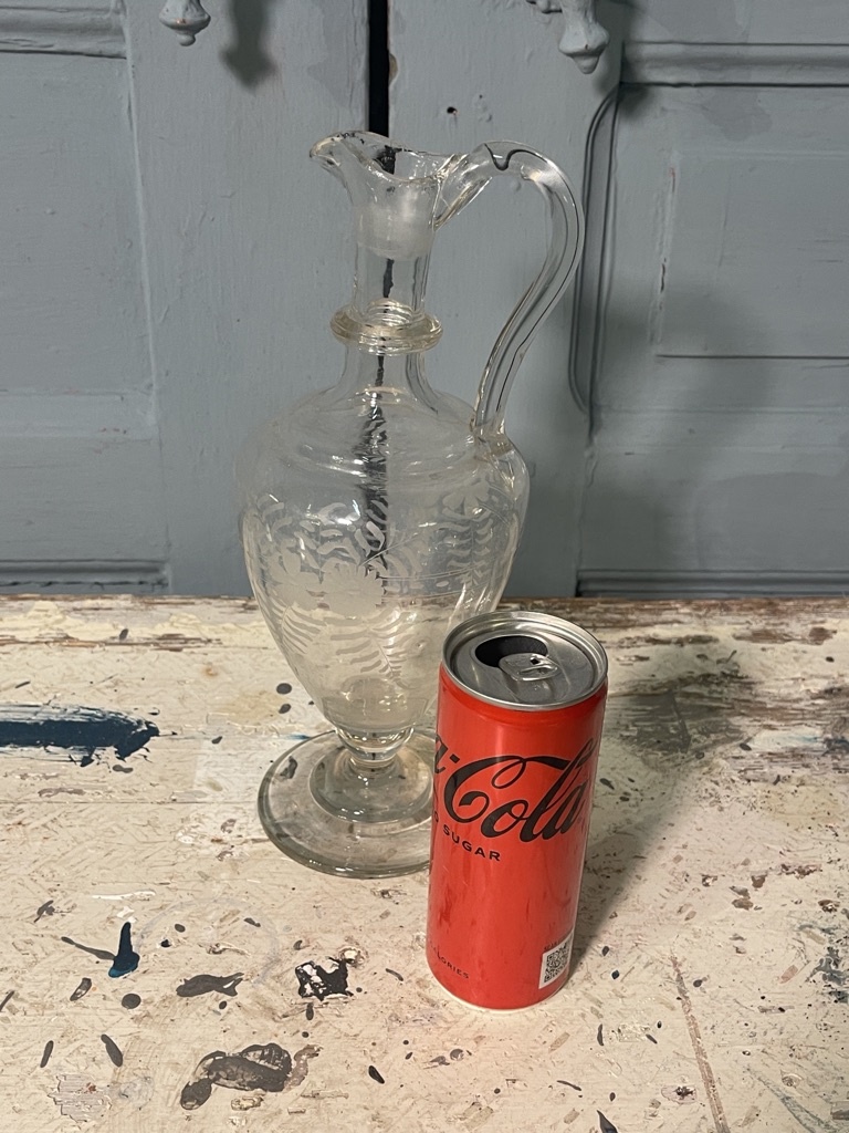 Antique mouth-blown water jug