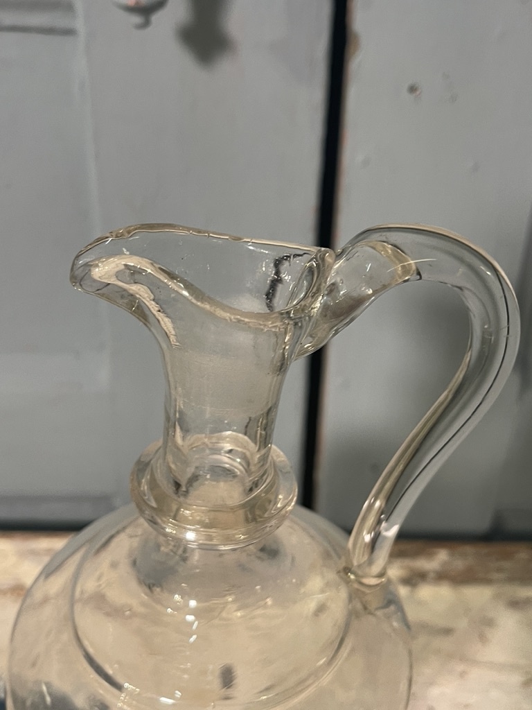 Antique mouth-blown water jug