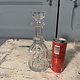 Antique decanter with panel cut