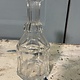 Antique decanter with panel cut