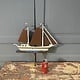 Old weather vane, sailboat