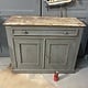 Antique French cabinet, with loads of old paint layers