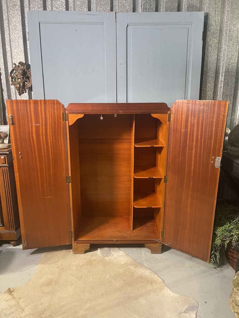 Art Deco tallboy wardrobe