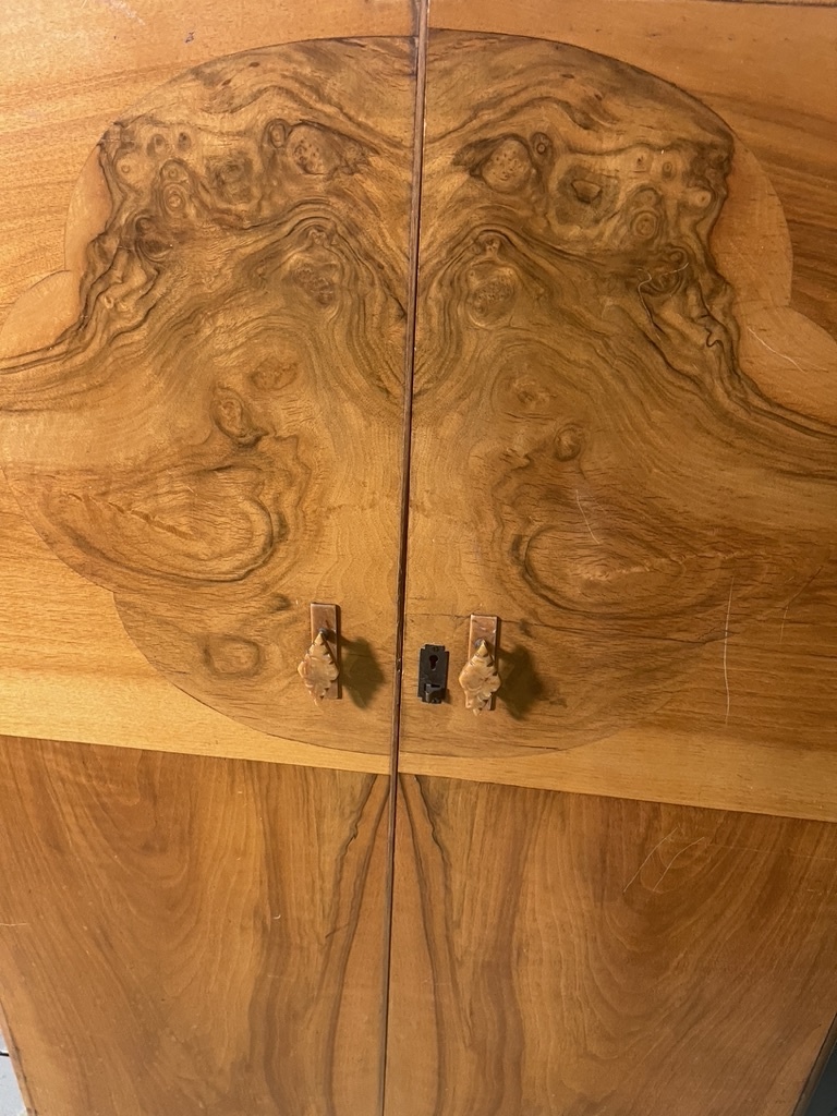Art Deco tallboy wardrobe
