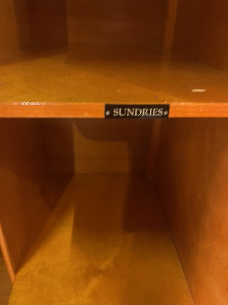 Art Deco tallboy wardrobe