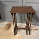 Antique set of nesting side tables