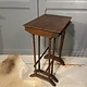 Antique set of nesting side tables