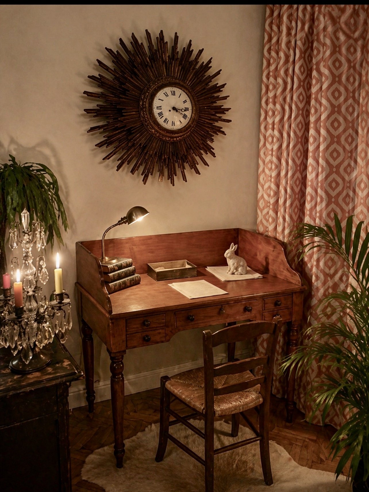 Antique desk but also a washstand