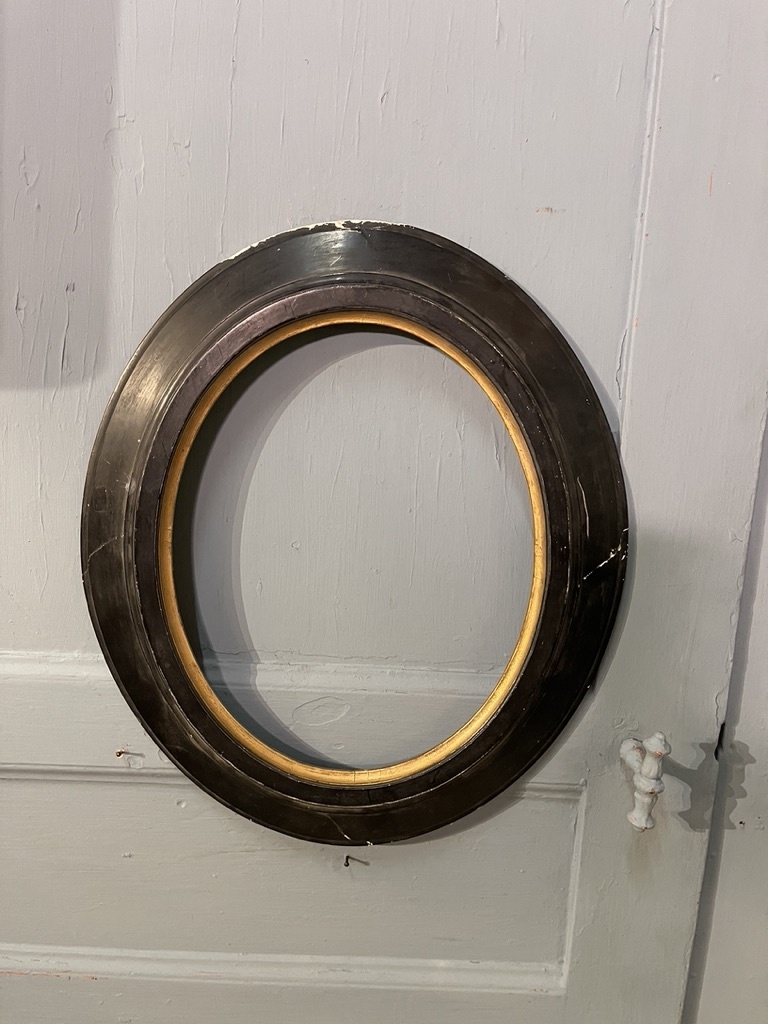 Antique oval frame