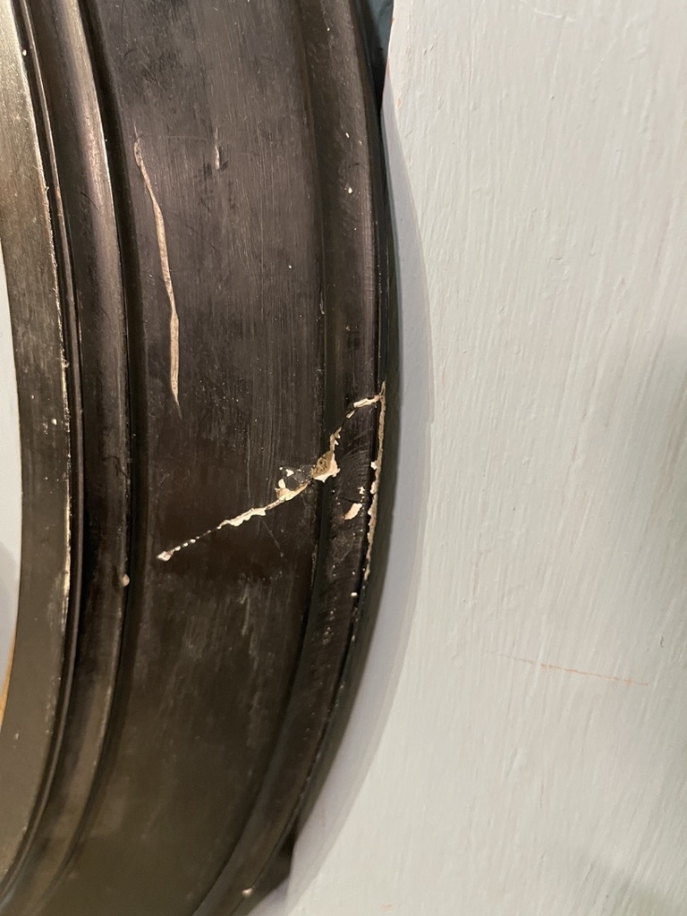 Antique oval frame