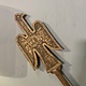 Old stage props, a bird