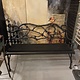 Stunning antique garden bench, faux bois