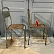Set van 4 ijzeren terrasstoelen, elk verschillend