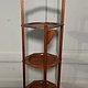 Antieke mahonie klap etagere