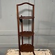 Antieke mahonie klap etagere