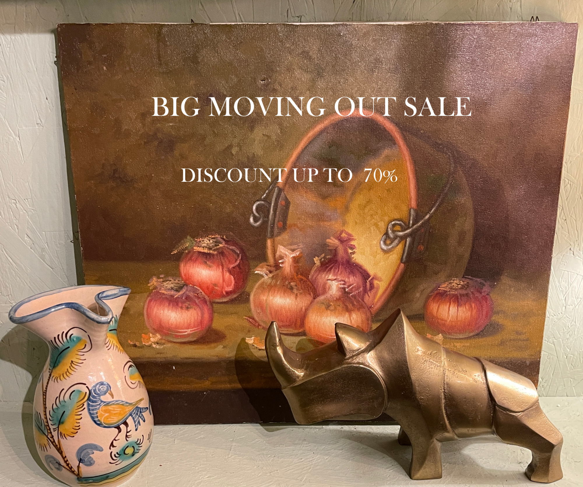 BIG MOVING OUT SALE 