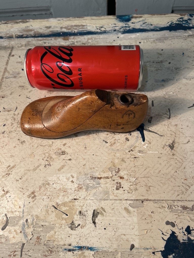 Antique child shoe last, size 23