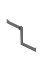 Conscious 157724 WATERF.ARM,FOR 10MM DET.RAIL,BRSS,L216MMx2