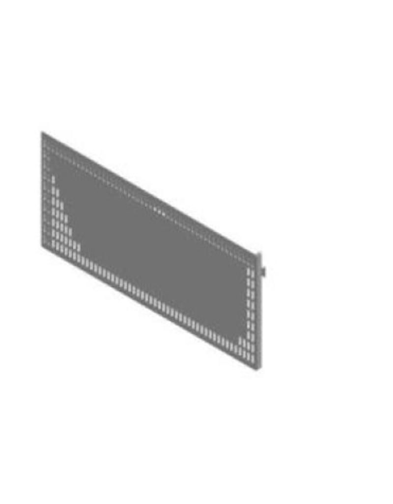 Store Development PERF.BOARD FOR DETAIL RAIL,WHITE