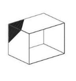 DISPLAY BOX,SQ.PERF.,WHITE,SMALL