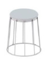 F. ROOM STOOL,WHITE,SMALL