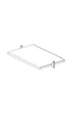 Store Development SHELF,WALL FRAME,BLACK,NARROW