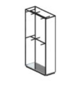 Store Development CABINET,BL/GLASS,DOUBLE HANG,WIDE