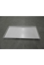 DISPLAY TRAY, WHITE, METALLIC, LARGE