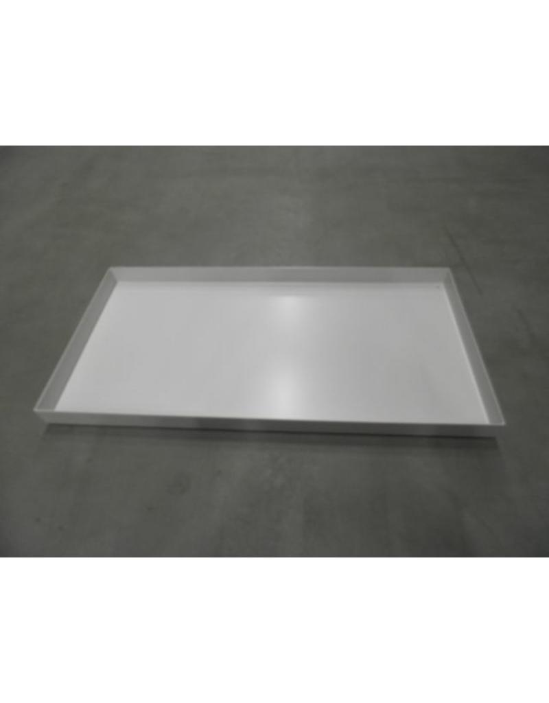 DISPLAY TRAY, WHITE, METALLIC, LARGE