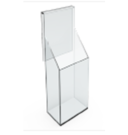 Store Development FOLDER STAND, CASH POINT, ACRYLIC