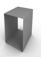 Store Development DIVIDER BOX, WHITE, 272x345x240