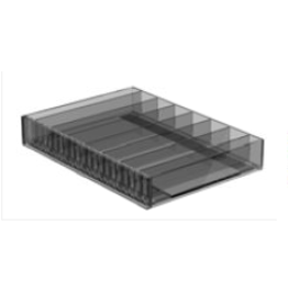 Store Development BEAUTY ACRYLIC MULTI TRAY, GLASS SHELF, GABLE