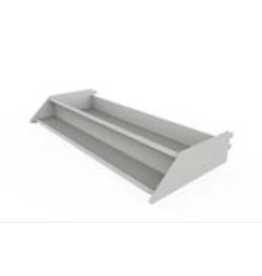 Store Development BEAUTY TESTER SHELF, SHALLOW, GREY, PREP.FOR LED