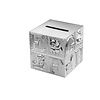Zilverstad Spaarpot Kubus, groot, ABC A6016260 Zilverstad Spaarpot Kubus, groot, ABC A6016260