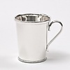 16305 - Kinderbeker Echt Zilver, met oor, parel, 95 g 16305 - Kinderbeker Echt Zilver, met oor, parel, 95 g