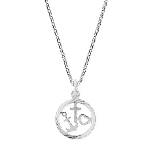 Witgouden Ketting Geloof, Hoop & Liefde Witgouden Ketting Geloof, Hoop & Liefde
