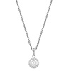 vDam Witgouden Ketting Met Parel En Zirkonia vDam Witgouden Ketting Met Parel En Zirkonia