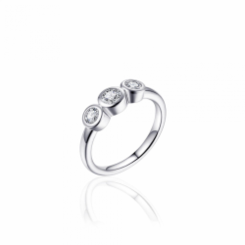 vDam Zilveren Ring Met Zirkonia Maat 54 vDam Zilveren Ring Met Zirkonia Maat 54