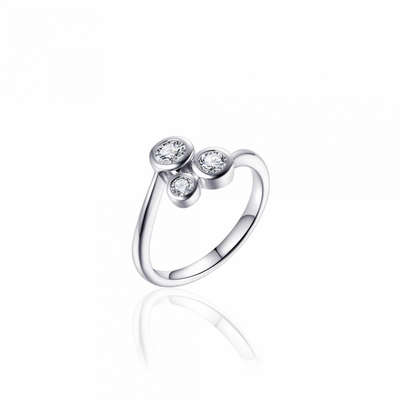 Gisser Zilveren Ring Met Zirkonia Maat 54 Gisser Zilveren Ring Met Zirkonia Maat 54