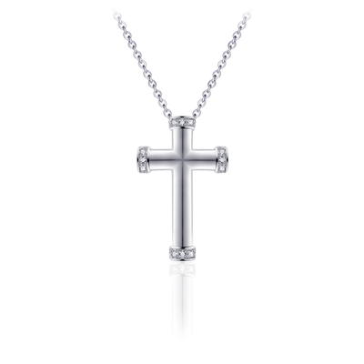 Gisser Zilveren Ketting Met Kruis Gisser Zilveren Ketting Met Kruis