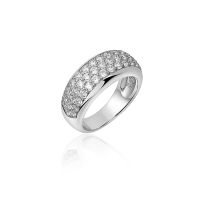 Gisser Zilveren Ring Met Zirkonia Maat 56 Gisser Zilveren Ring Met Zirkonia Maat 56