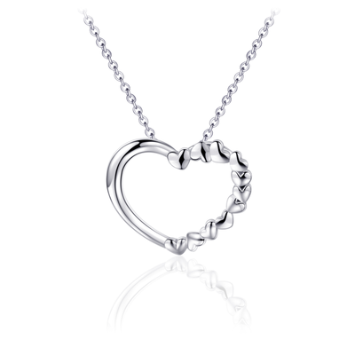 Gisser Zilveren Ketting Hart Gisser Zilveren Ketting Hart