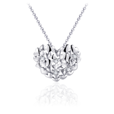 Gisser Zilveren Ketting Hart Gisser Zilveren Ketting Hart