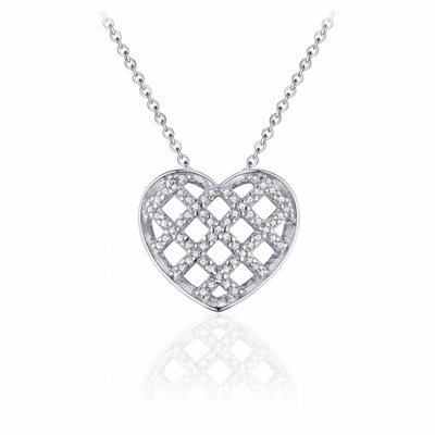 Gisser Zilveren Ketting Hart Gisser Zilveren Ketting Hart