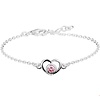 vDam Zilveren Armband Hart En Zirkonia vDam Zilveren Armband Hart En Zirkonia