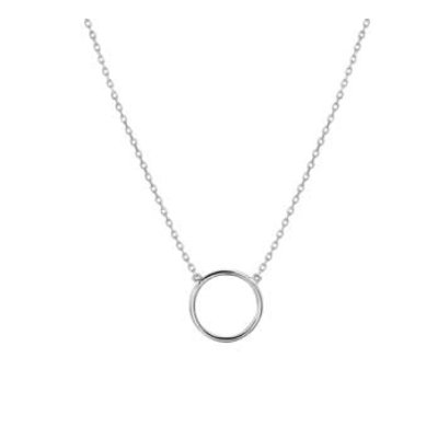 vDam Sieraden Witgouden collier rondje 4105390 * vDam Sieraden Witgouden collier rondje 4105390 *