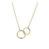 Gouden ketting dubbele ogen 4022748 * Gouden ketting dubbele ogen 4022748 *