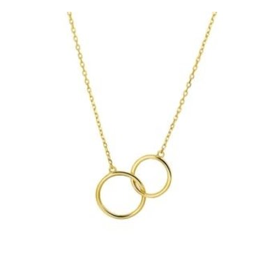 Gouden ketting dubbele ogen 4022748 * Gouden ketting dubbele ogen 4022748 *