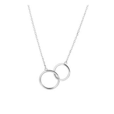 vDam Sieraden Witgouden collier rondjes 4105386 * vDam Sieraden Witgouden collier rondjes 4105386 *