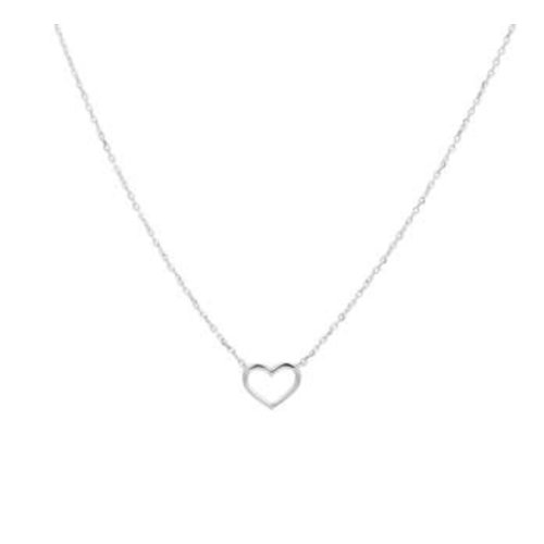 vDam Witgouden collier hartje 4105387 vDam Witgouden collier hartje 4105387